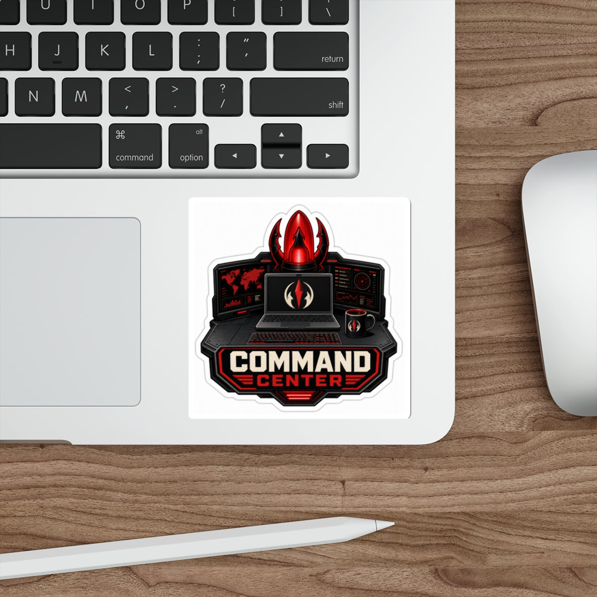 Command Center Die-Cut Sticker