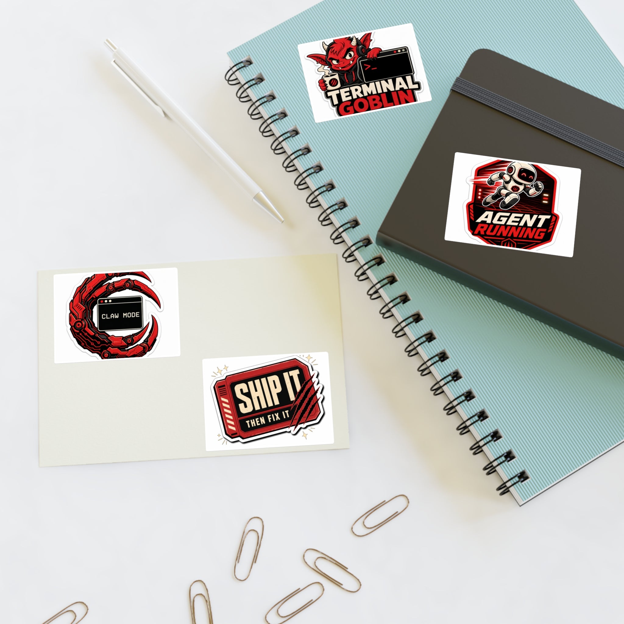 OpenClaw GPT Terminal Goblin Sticker Sheet