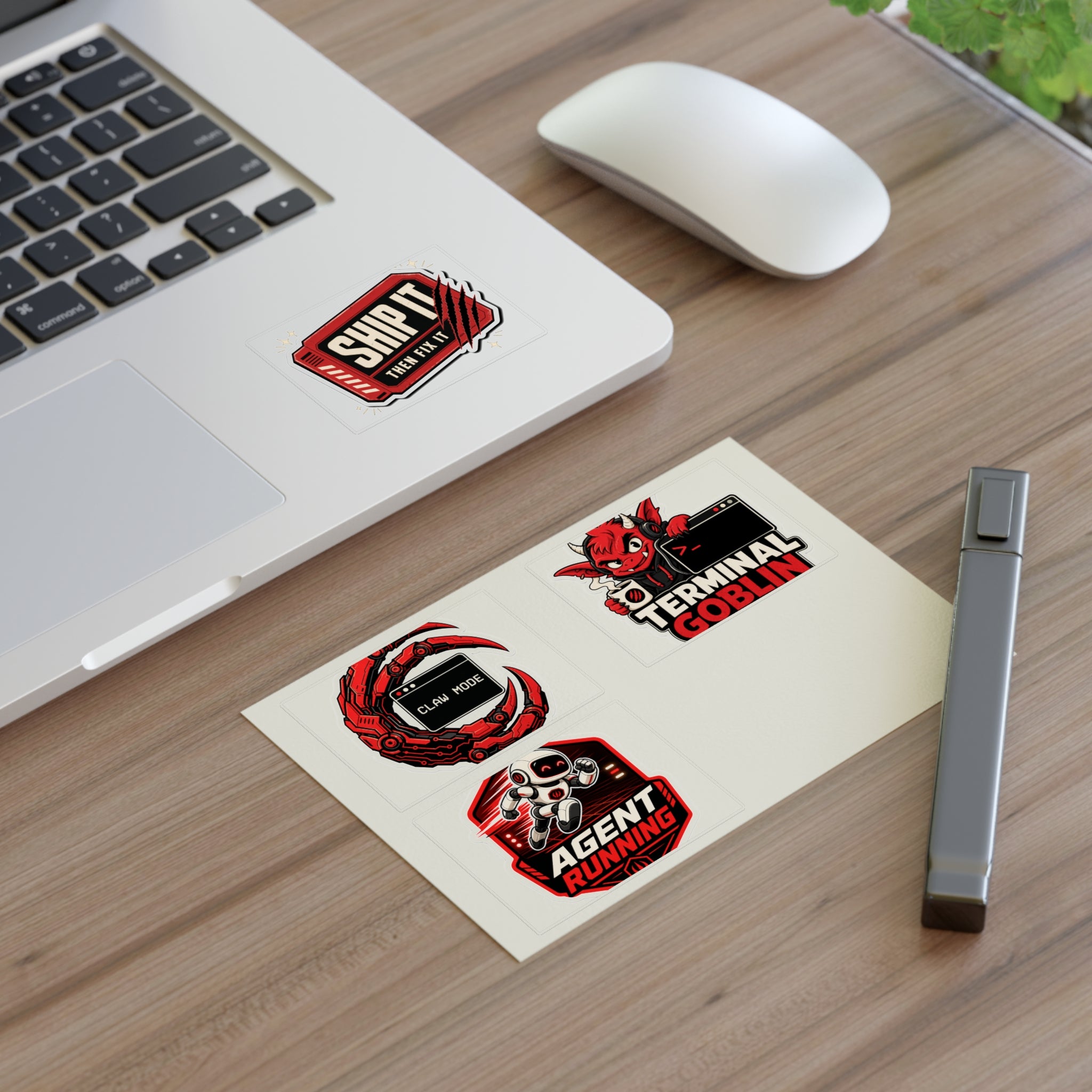 OpenClaw GPT Terminal Goblin Sticker Sheet