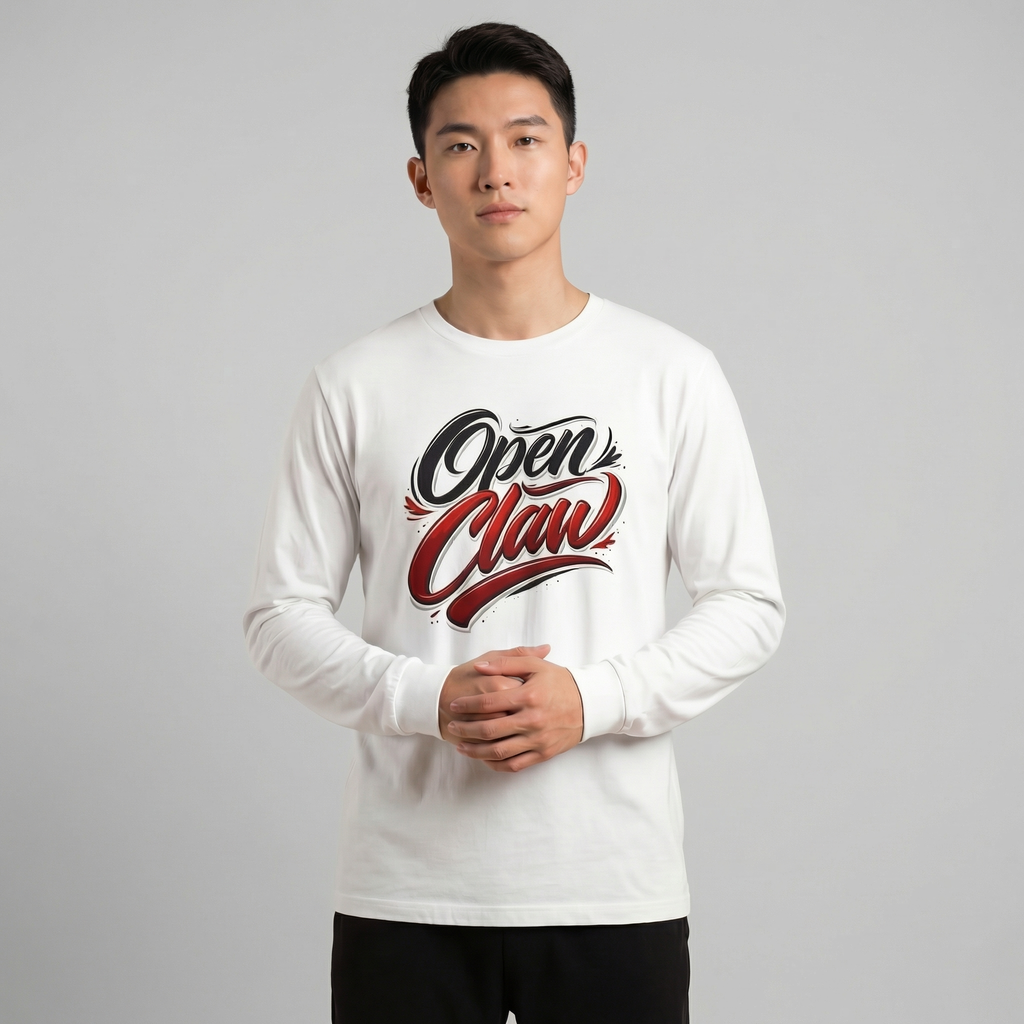 Long Sleeve Open Claw Tee
