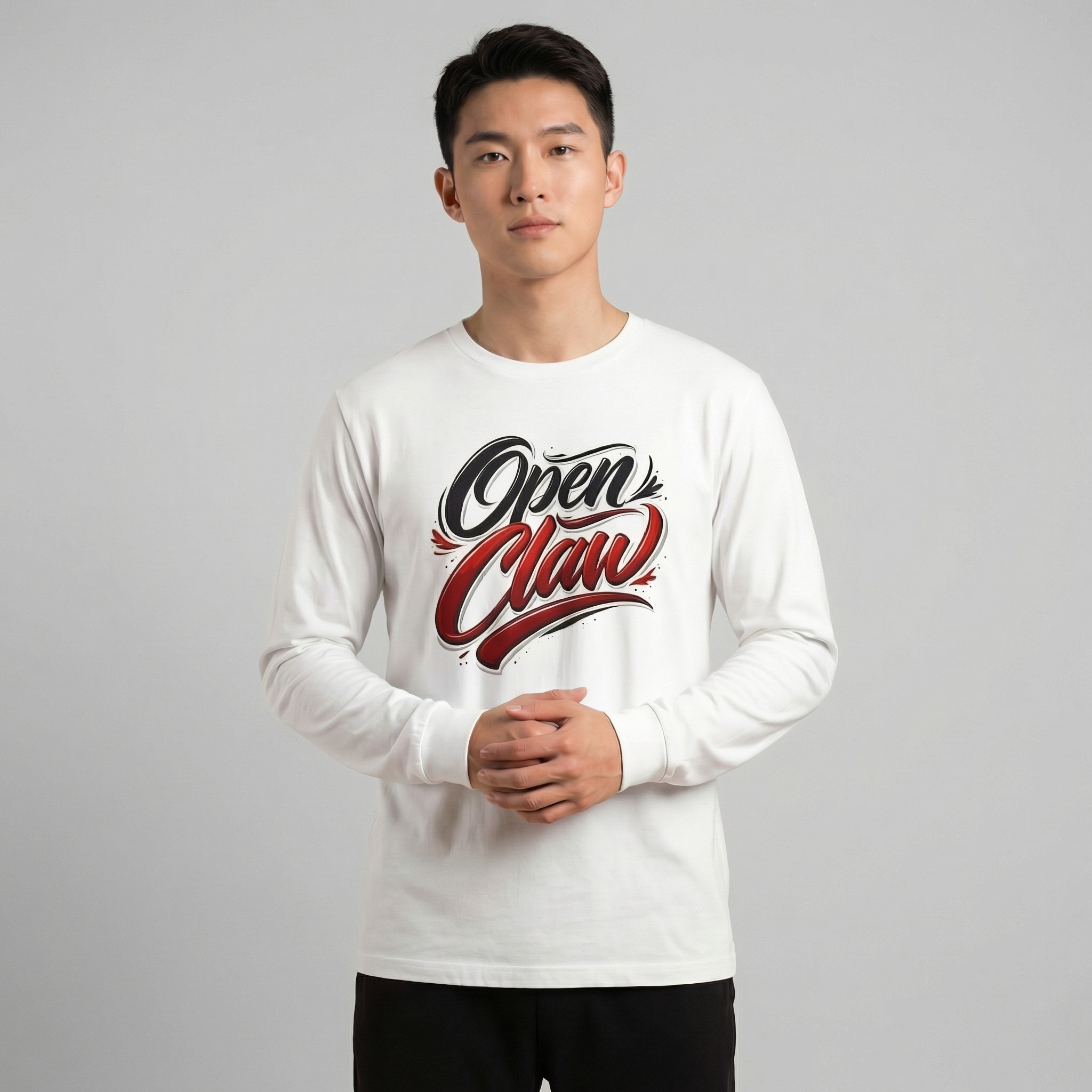 Long Sleeve Open Claw Tee