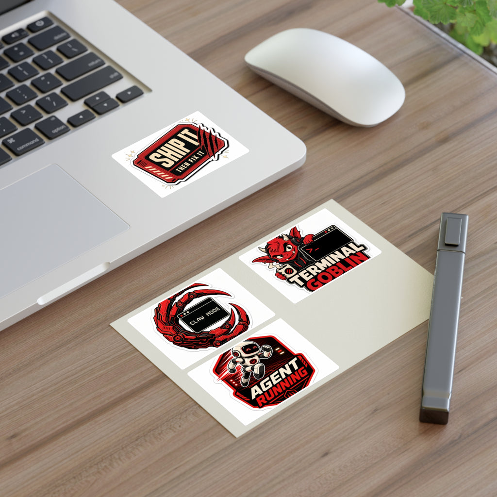 OpenClaw GPT Terminal Goblin Sticker Sheet