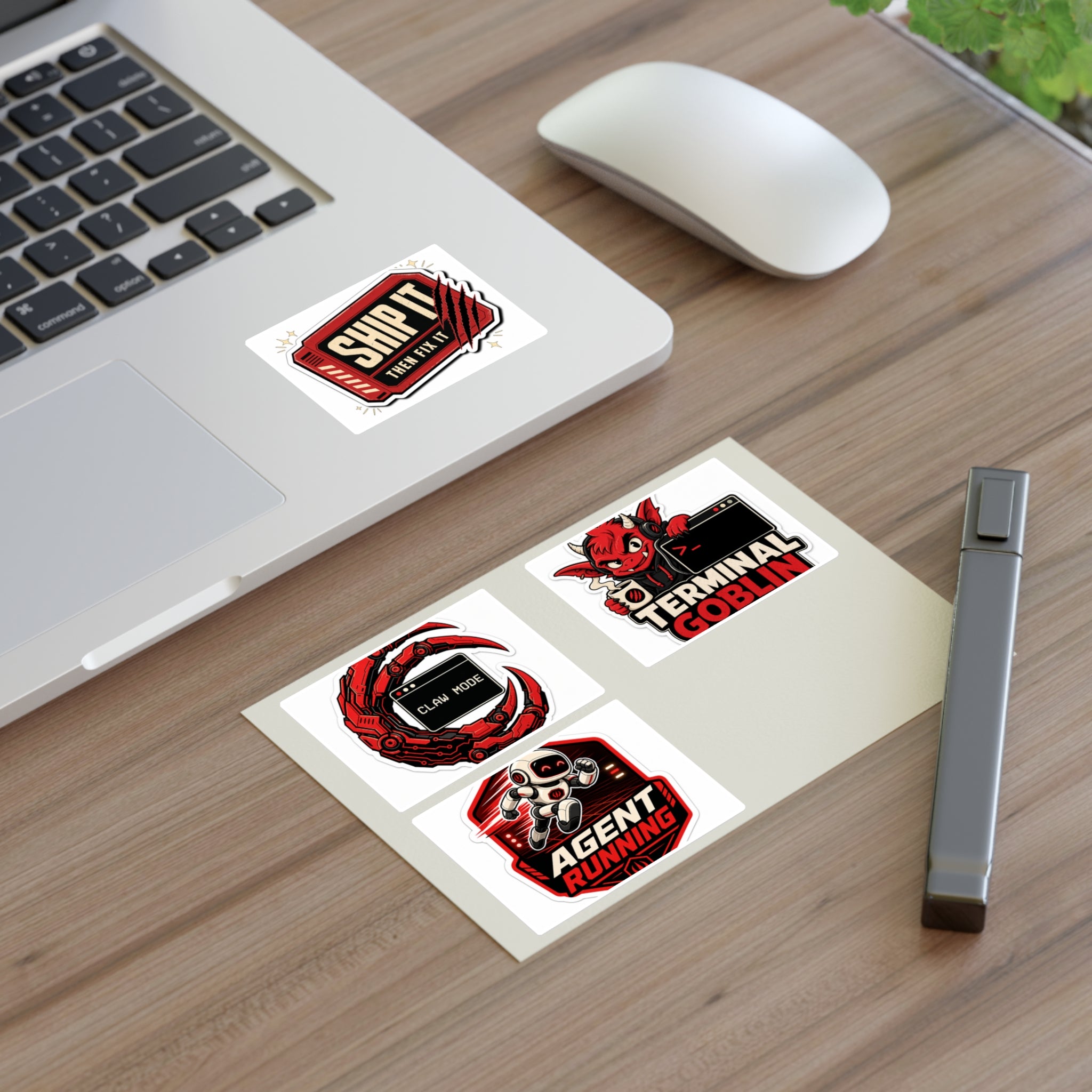 OpenClaw GPT Terminal Goblin Sticker Sheet