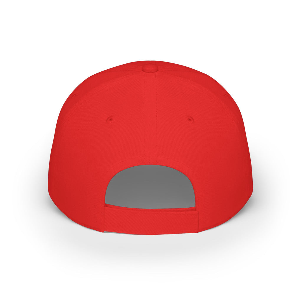 Red cap on a white background