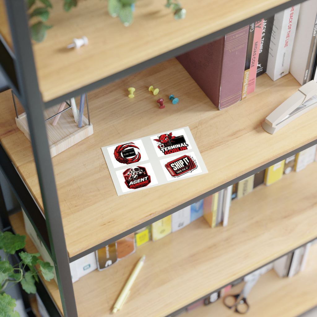 OpenClaw GPT Terminal Goblin Sticker Sheet