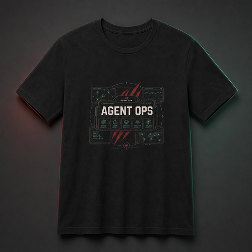 OpenClaw operator-studio mockup primary | agent-ops-console-tee