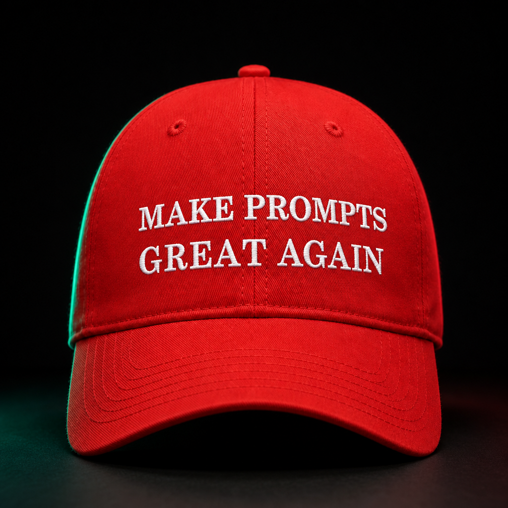 OpenClaw operator-studio mockup primary | make-prompts-great-again-hat