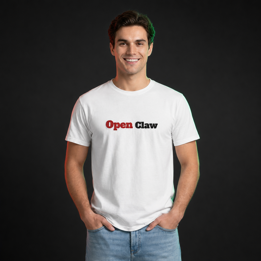 OpenClaw operator-studio mockup primary | open-claw-embroidered-t-shirt