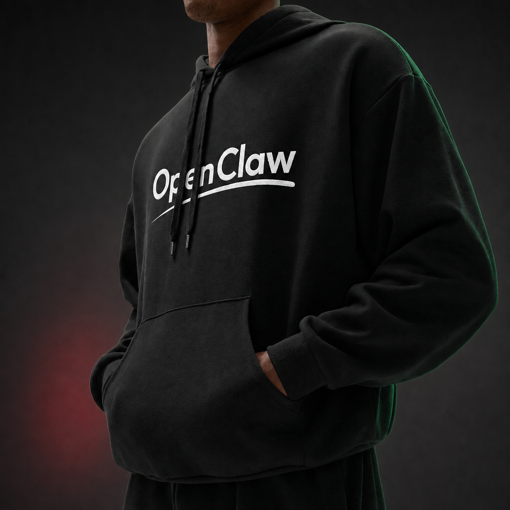 OpenClaw operator-studio mockup primary | openclaw-fleece-hoodie