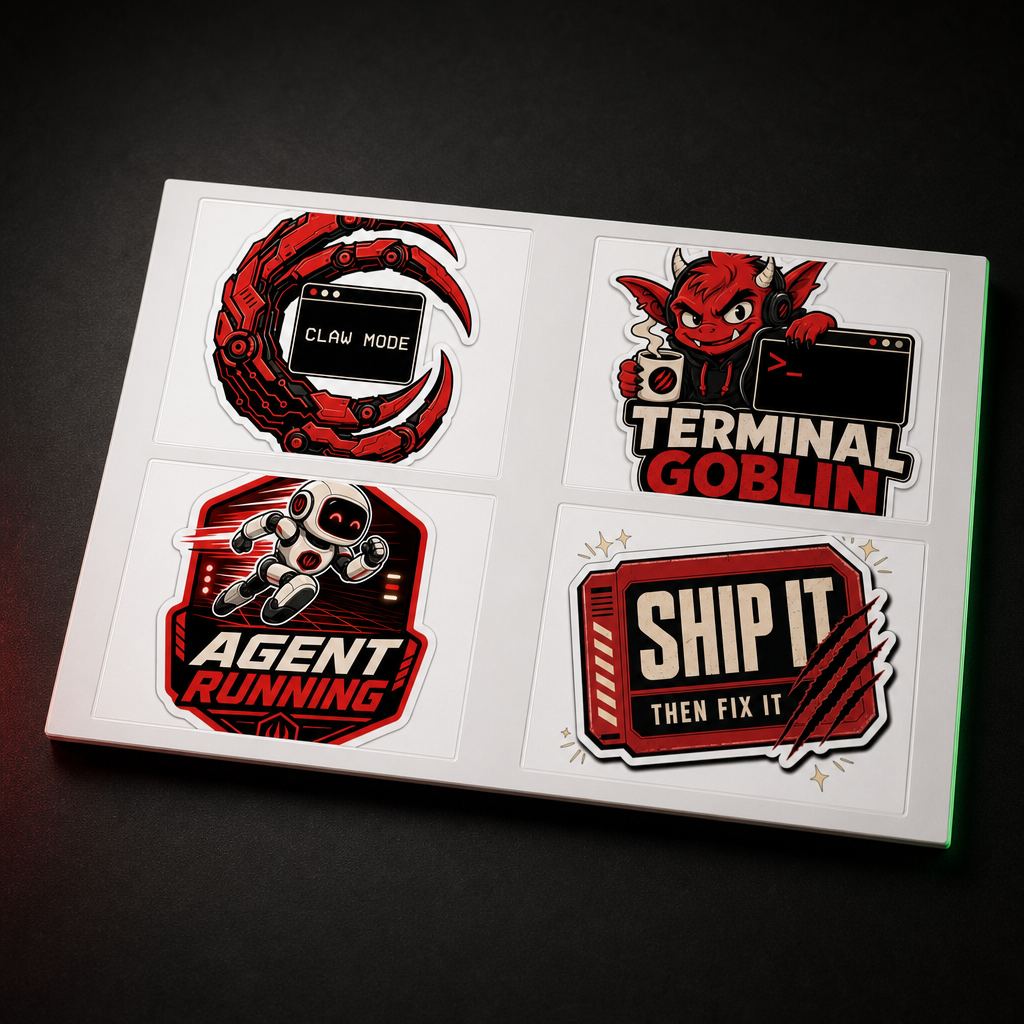 OpenClaw operator-studio mockup hover | openclaw-gpt-terminal-goblin-sticker-sheet