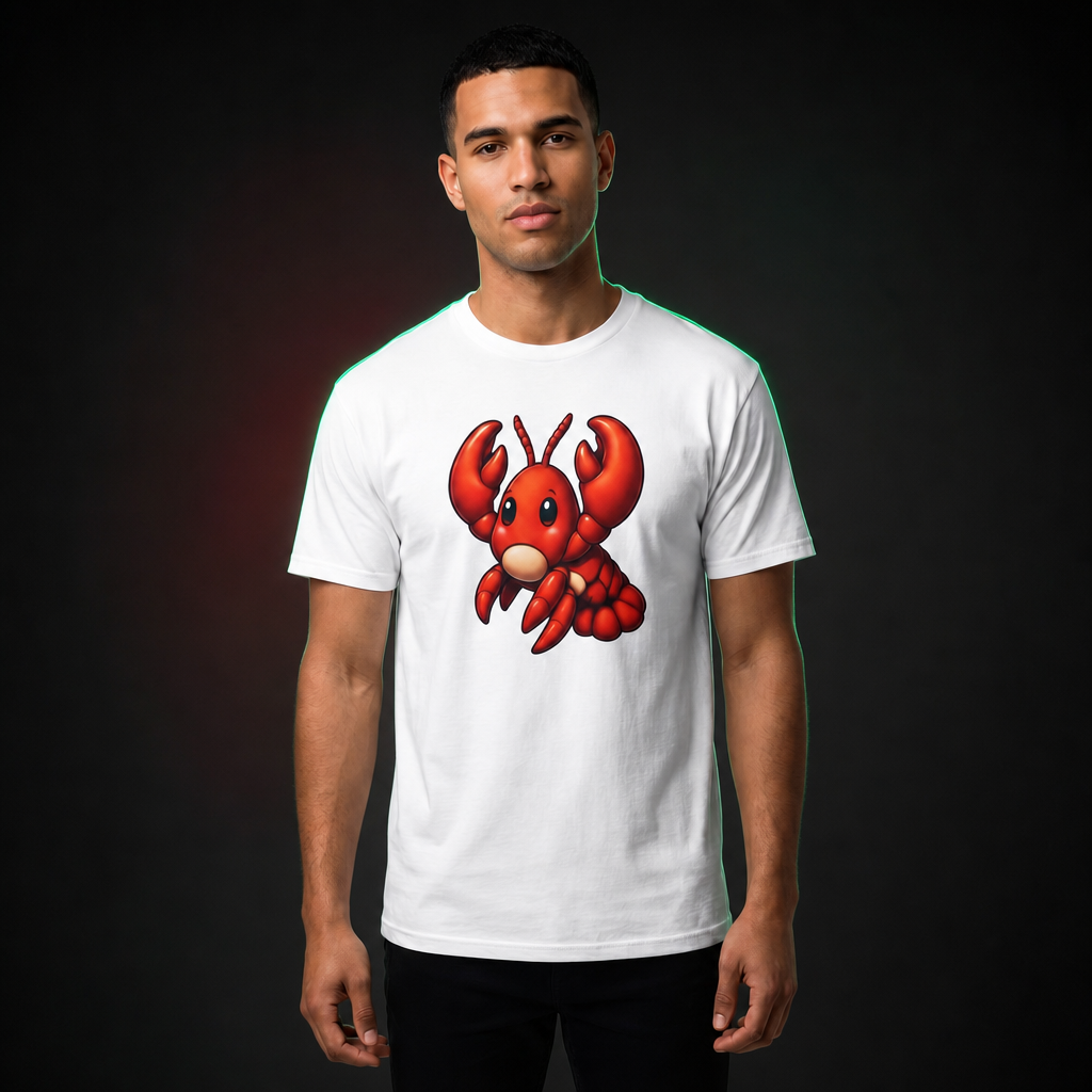 OpenClaw operator-studio mockup primary | cute-red-lobster-tee-claim-the-lobster-graphic-shirt